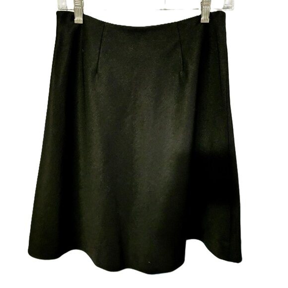 The Limited Black A-Line Cotton Blend Pleated Skirt Size XS - Picture 6 of 6